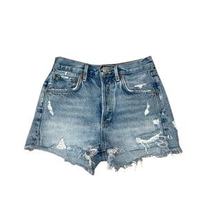 Agolde distressed shorts